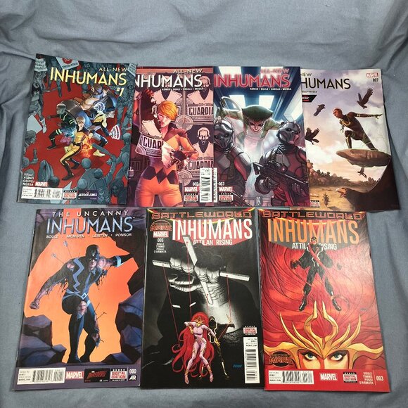All New Inhumans #1+ Marvel Comic Books Lot Asst 15 Issues Inhuman #2+ - Picture 2 of 3